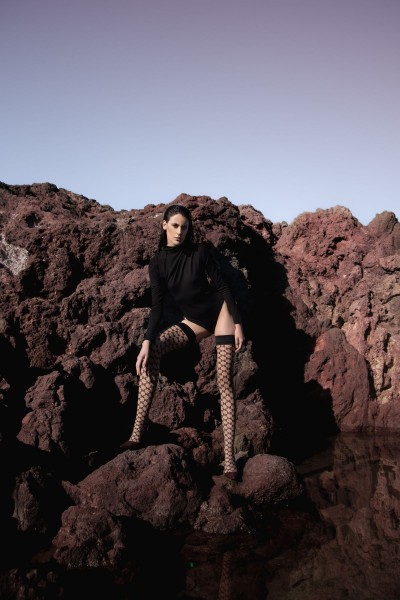 Trasparenze - Tülliefektiga isereviva servaga sukad armsa paelamotiiviga