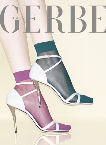 Gerbe - Õhukesed matid madalad sokid ilma elastse vöökohata Voile Gerlon 15 DEN