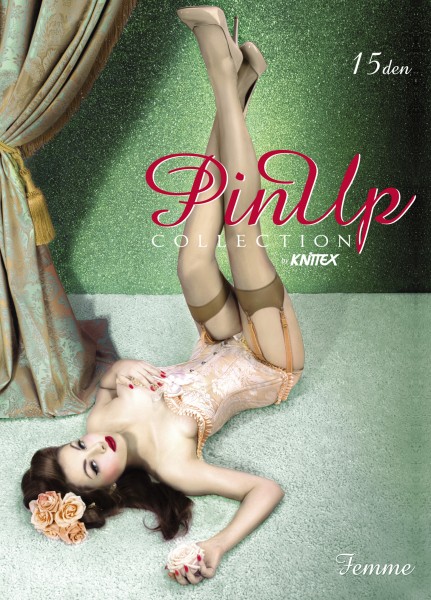 Knittex - elegantne õhukesed nailon sukad Femme 15 den