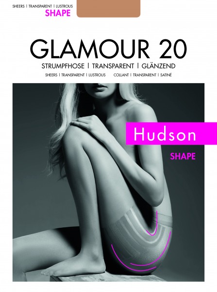 Hudson Glamour 20 Shape - Läikiv keha kujundav sukkpüksid