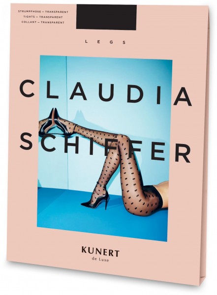 Claudia Schiffer Jalad Nr. 1 KUNERT de Luxe - Täpilised Sukkpüksid