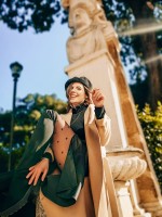 Gabriella - 20 den sukkpüksid lillemustriga