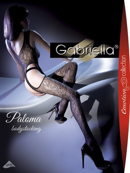 Gabriella - Sensuous floral muster võrksukkpüksid Paloma