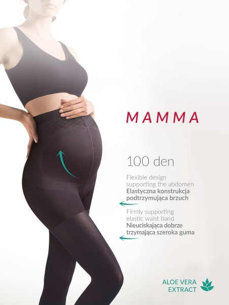 Gabriella - Läbipaistmatud raseduse sukkpüksid Mamma 100 den